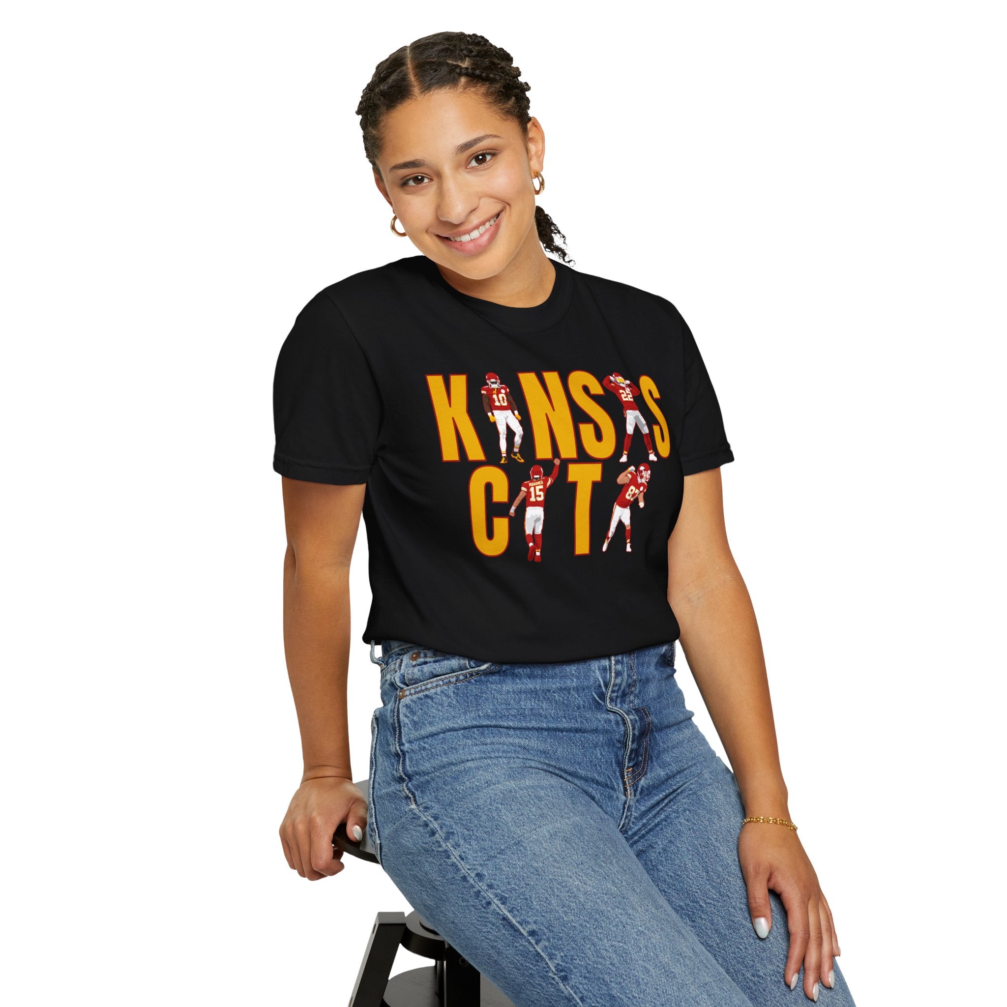 Kansas City Football Garment-Dyed T-Shirt